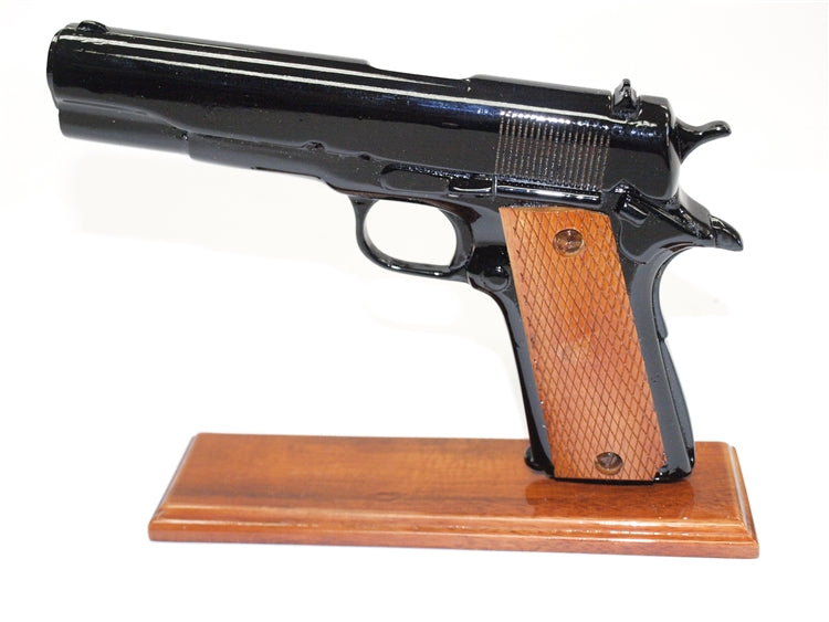 45 Caliber Black Handgun (all wood)