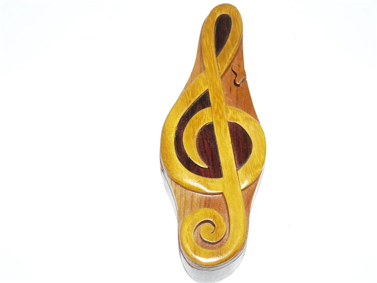 Keepsake Box - Yellow Music Note